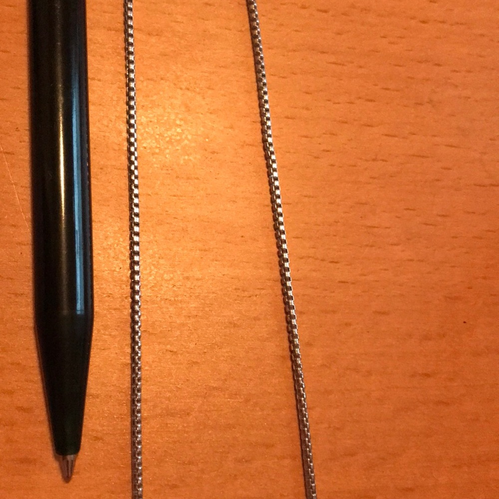 Sterling Silver Scroll Slide And Chain - image 5